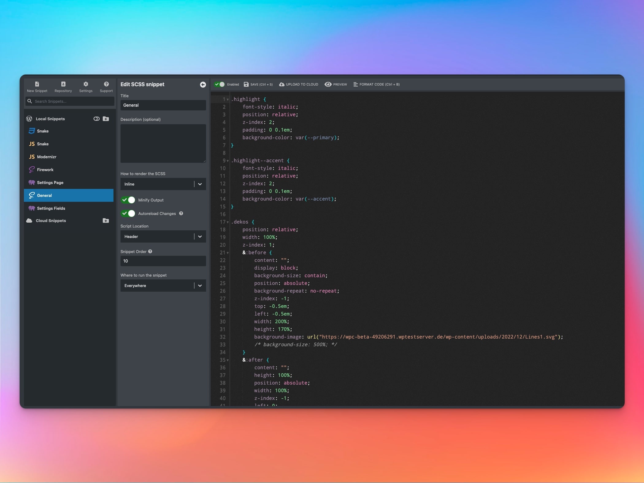 Ein Bild vom Visual Code Editor