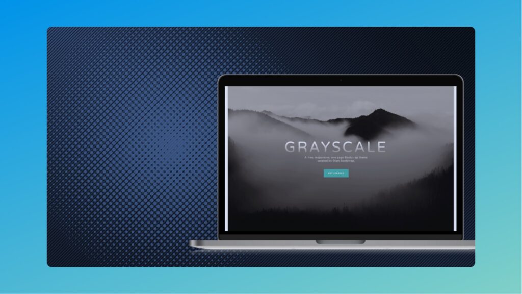 Eine Bootstrap basierte Webseite, die ich in dem Videotutorial mit Pinegrow nachbaue