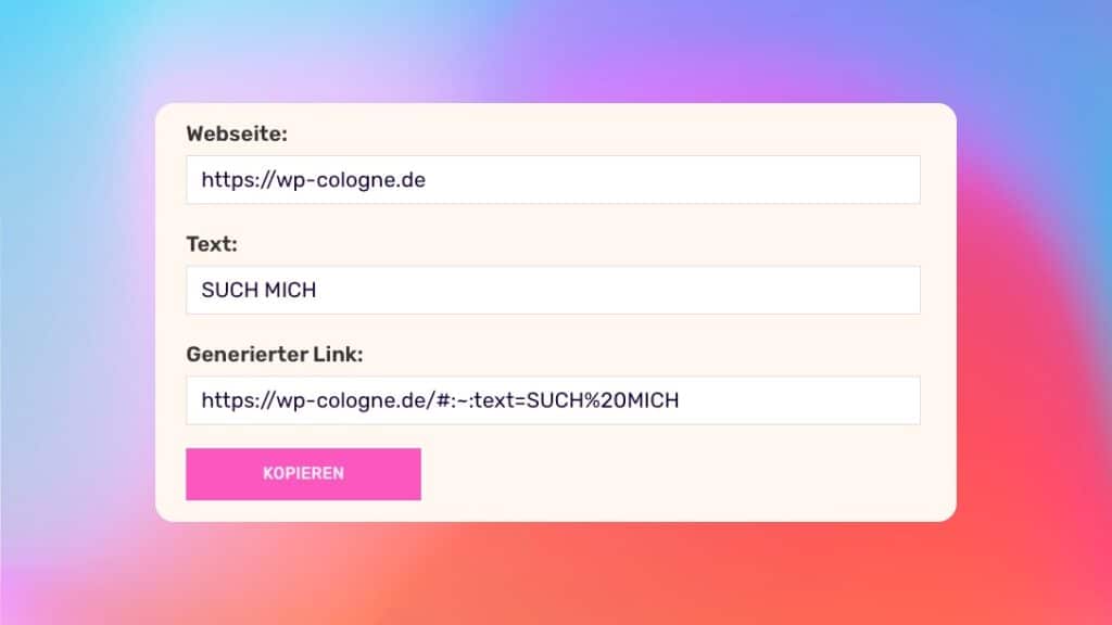 Text to Link Generator